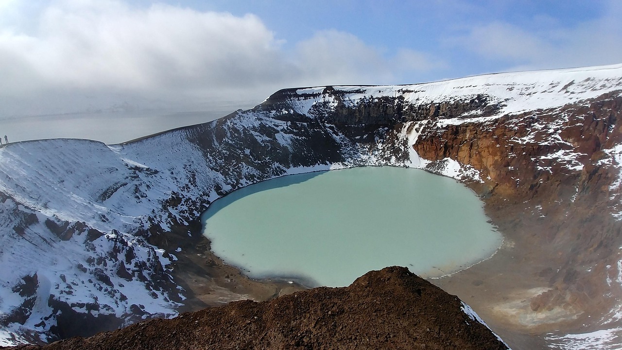 lago di Askja islanda